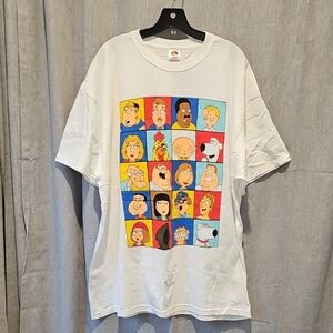 Fruit Of The Loom Short Sleeve Tee Family Guy Vibrant Graphic Design